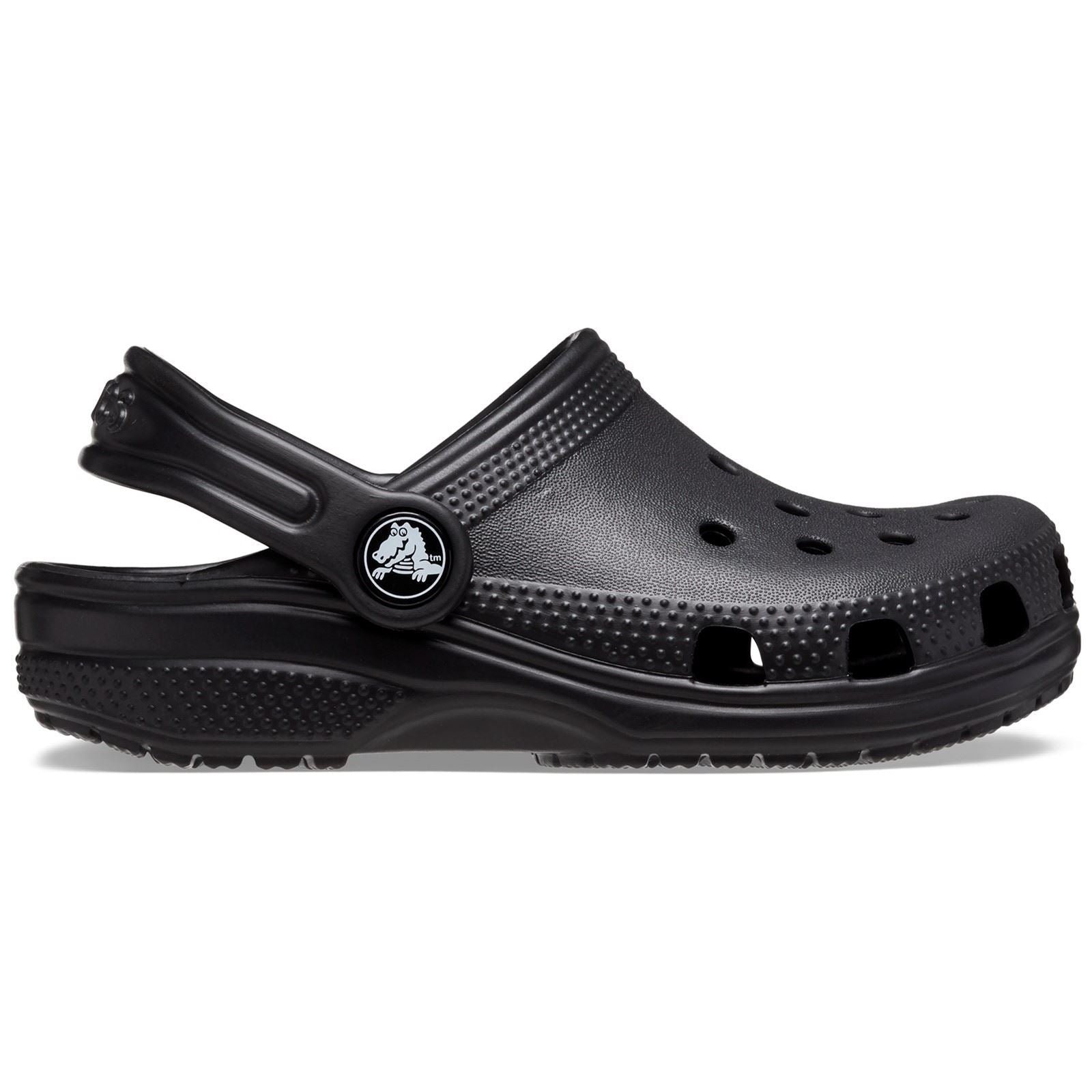 Crocs Toddler Classic Croslite Rubber Black Clogs