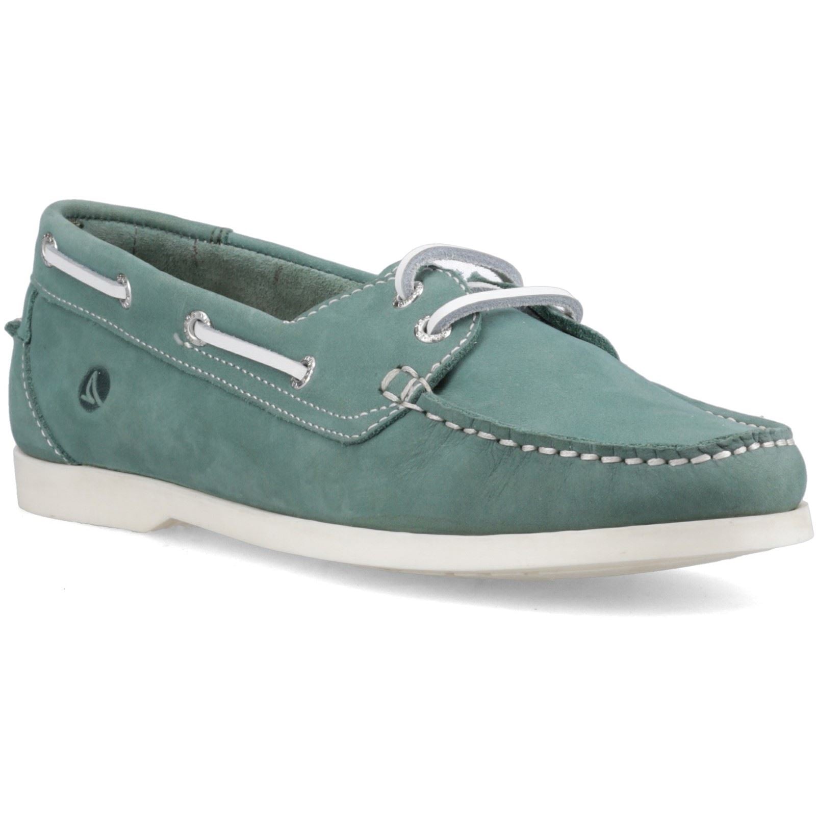 Sperry Balboa 2 Eye Boat Nubuck Women's Green Boat Shoes