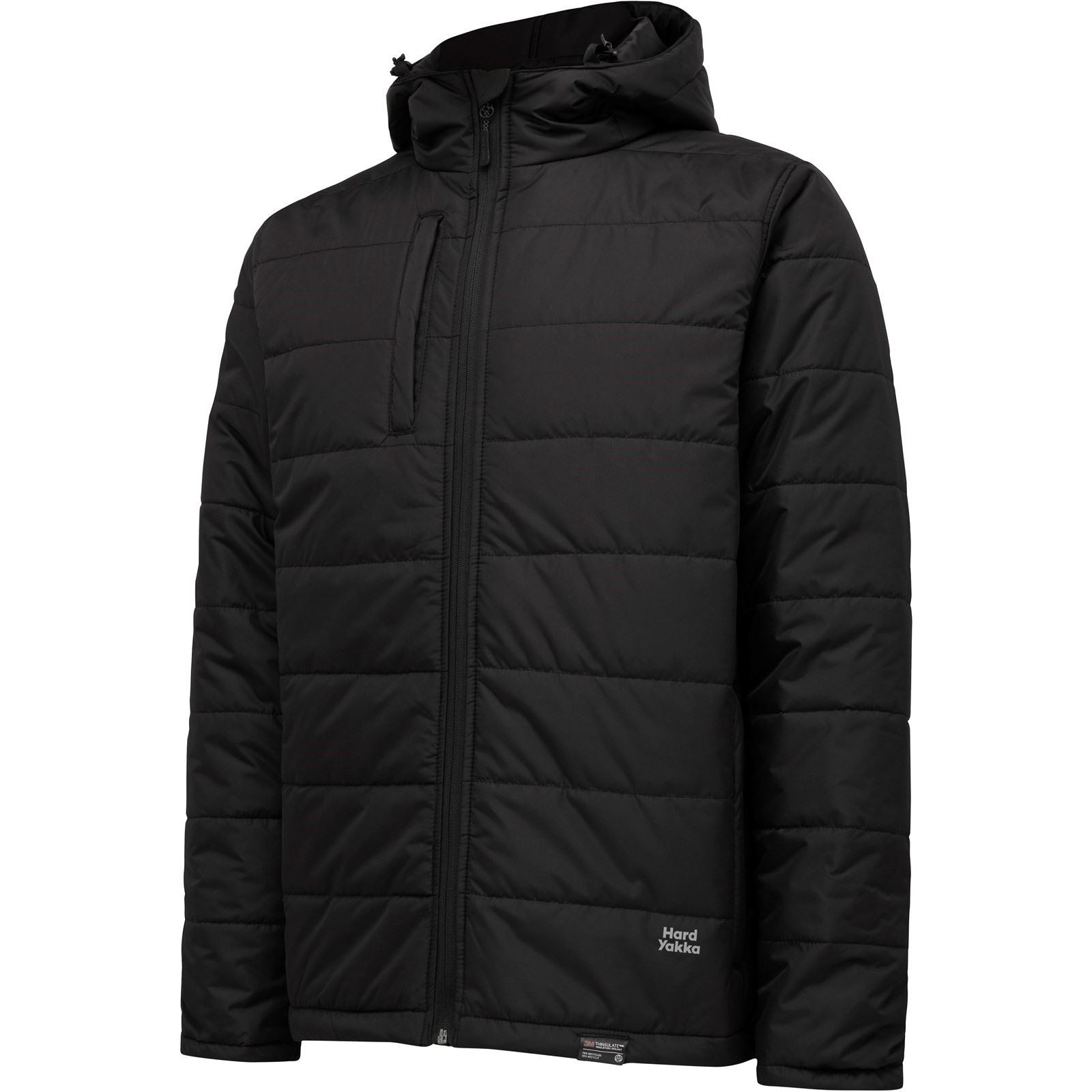 Hard Yakka Puffa 2.0 Men's Black Puffer Jacket