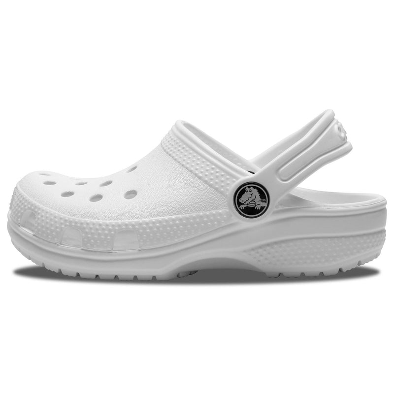 Crocs Kids' Classic Clog Synthetic White Clogs