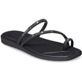 Crocs Miami Studded Toe Loop Thermoplastic Women's Black Sandals