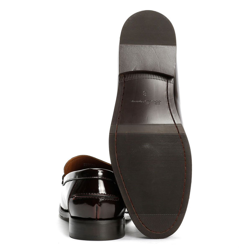 Ben Sherman Buster Leather Men's Burgundy Loafers
