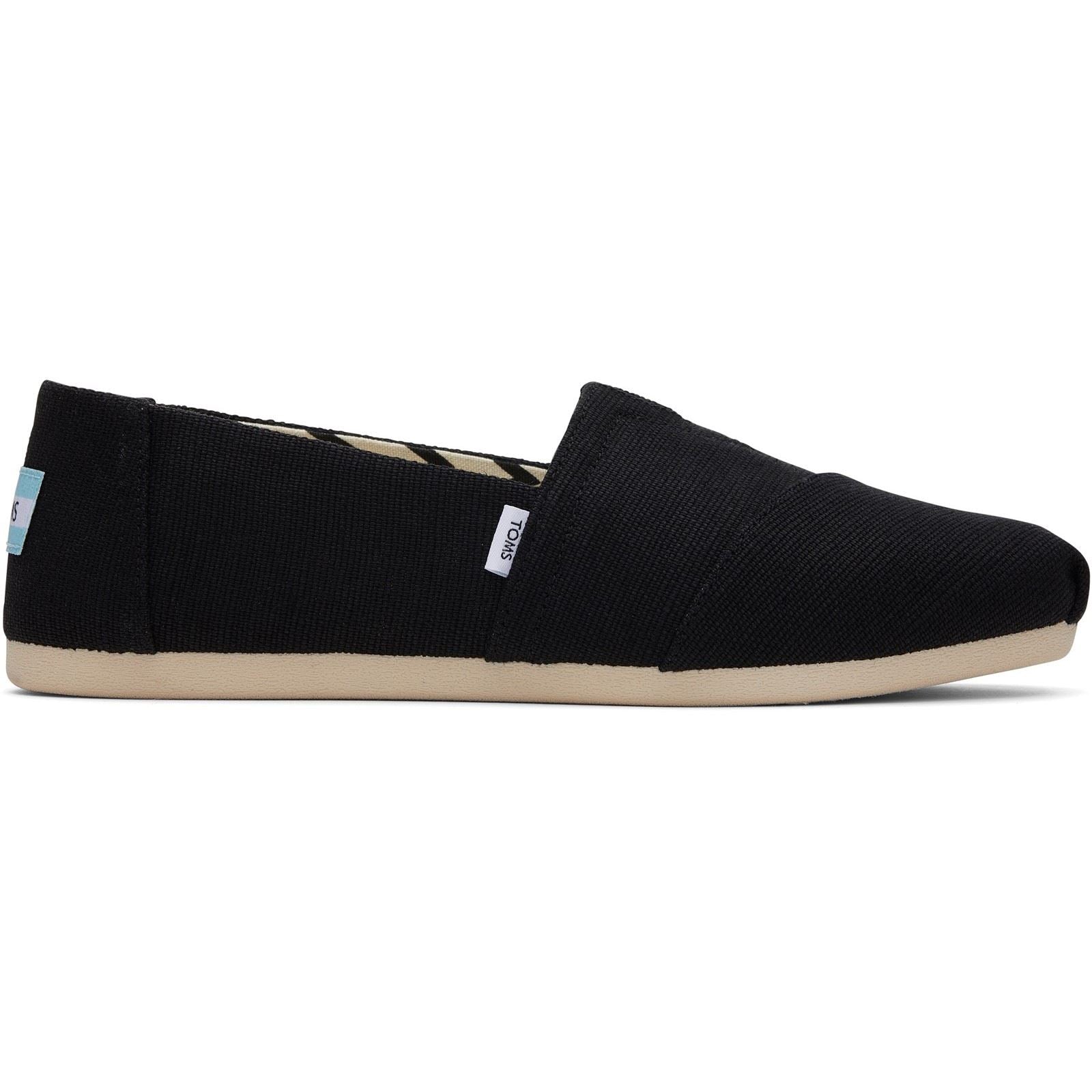 TOMS Alpargata Classic Cotton Women's Black Espadrilles