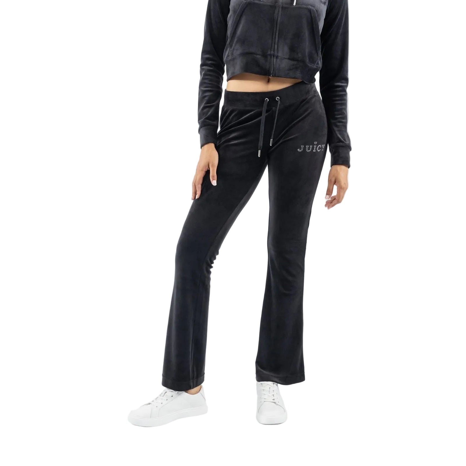 Juicy Couture Regal Lisa Polyester Women's Black Track Pants