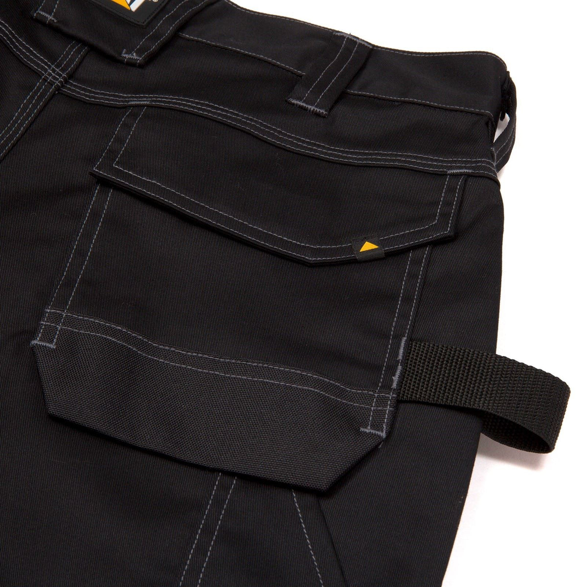 Caterpillar Essential Knee Pocket Stretch Holster Synthetic Men's Black Outdoor Trousers