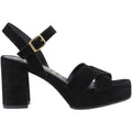 Hush Puppies Ophelia Suede Women's Black Sandals