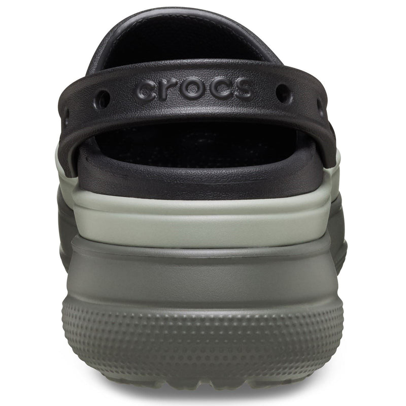 Crocs Classic Stacked Synthetic Black Clogs