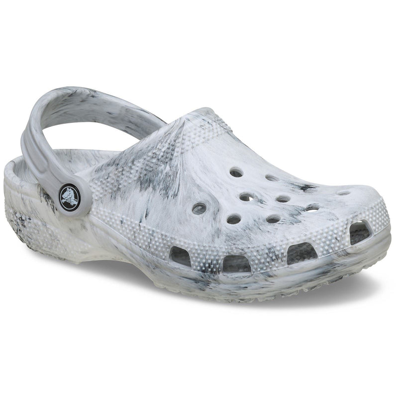 Crocs Classic Marbled Clog Synthetic Black/White Clogs