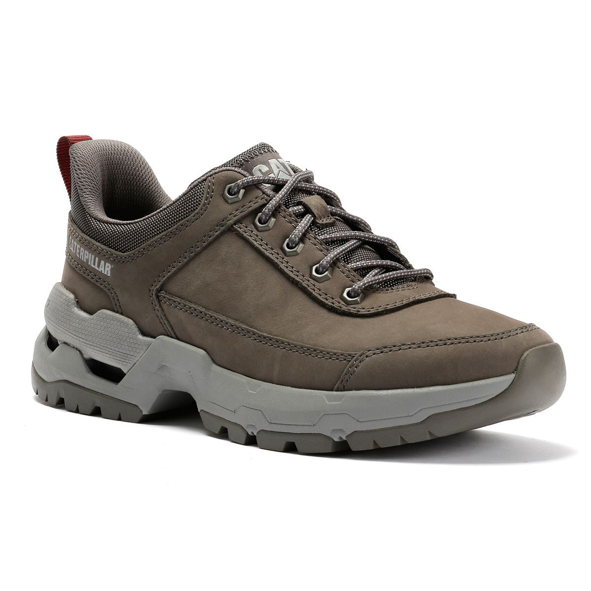 Caterpillar Surge Hiker Lo Waxy Nubuck Men's Dark Gull Grey Lace-Up Shoes