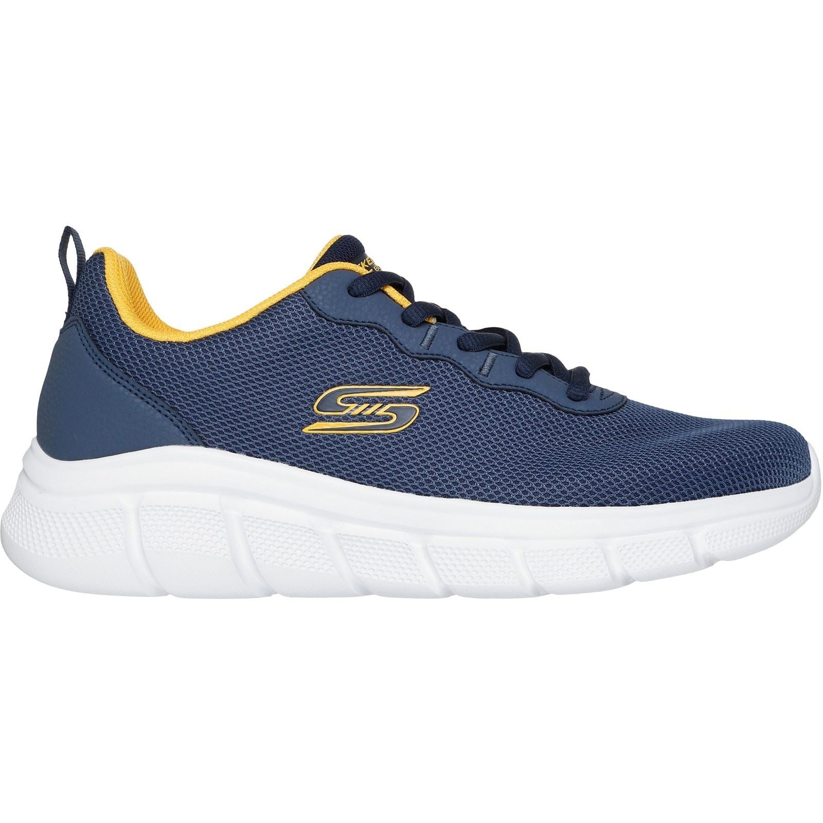 Skechers BOBS B Flex Icy Edge Textile Men's Navy Trainers