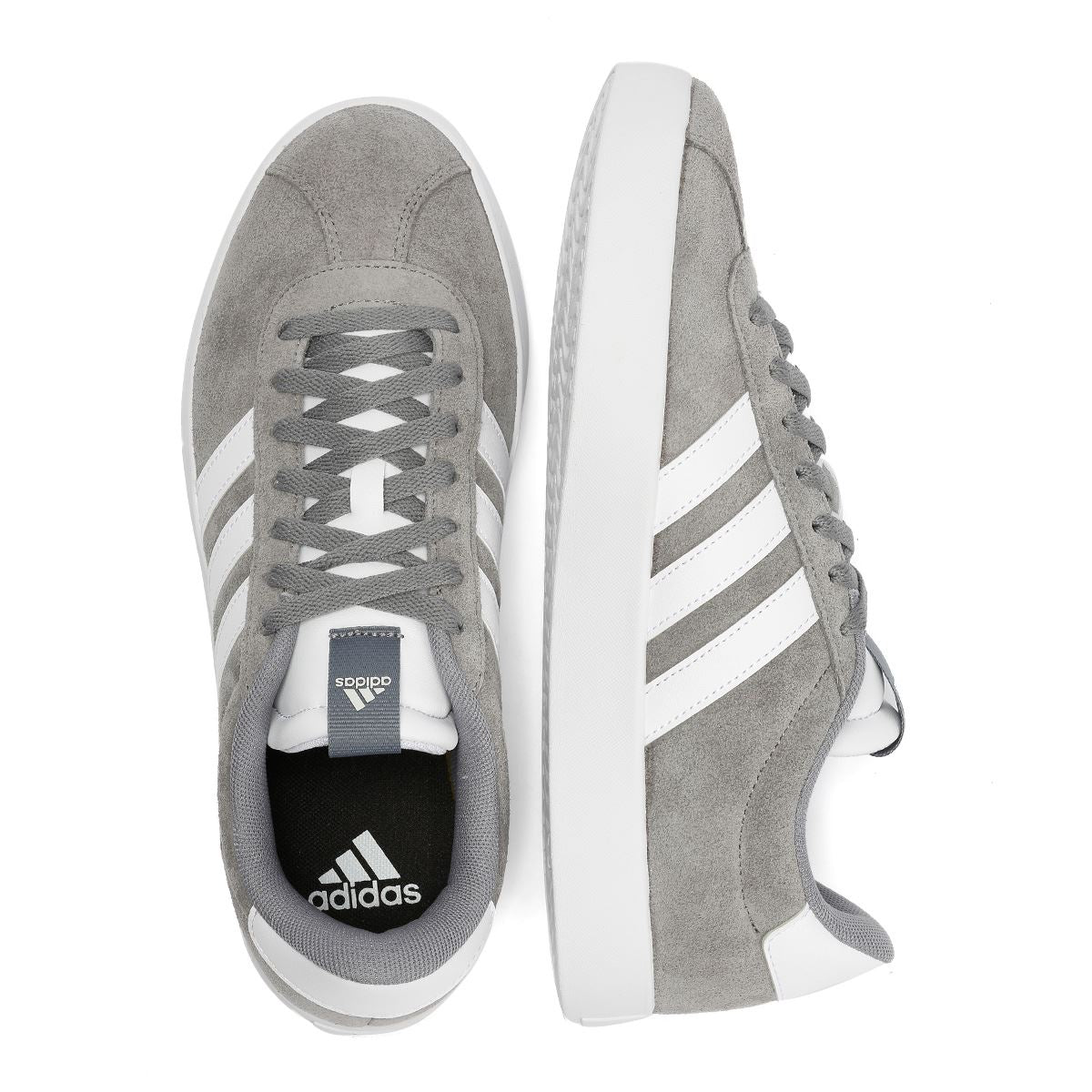 Adidas VL Court 3.0 Leather Men's Grey/White Trainers
