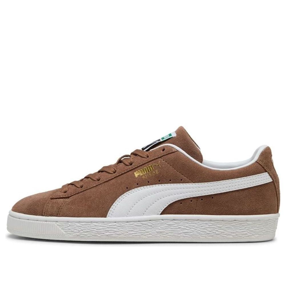 Puma Classic Suede Haute Coffee/White Trainers