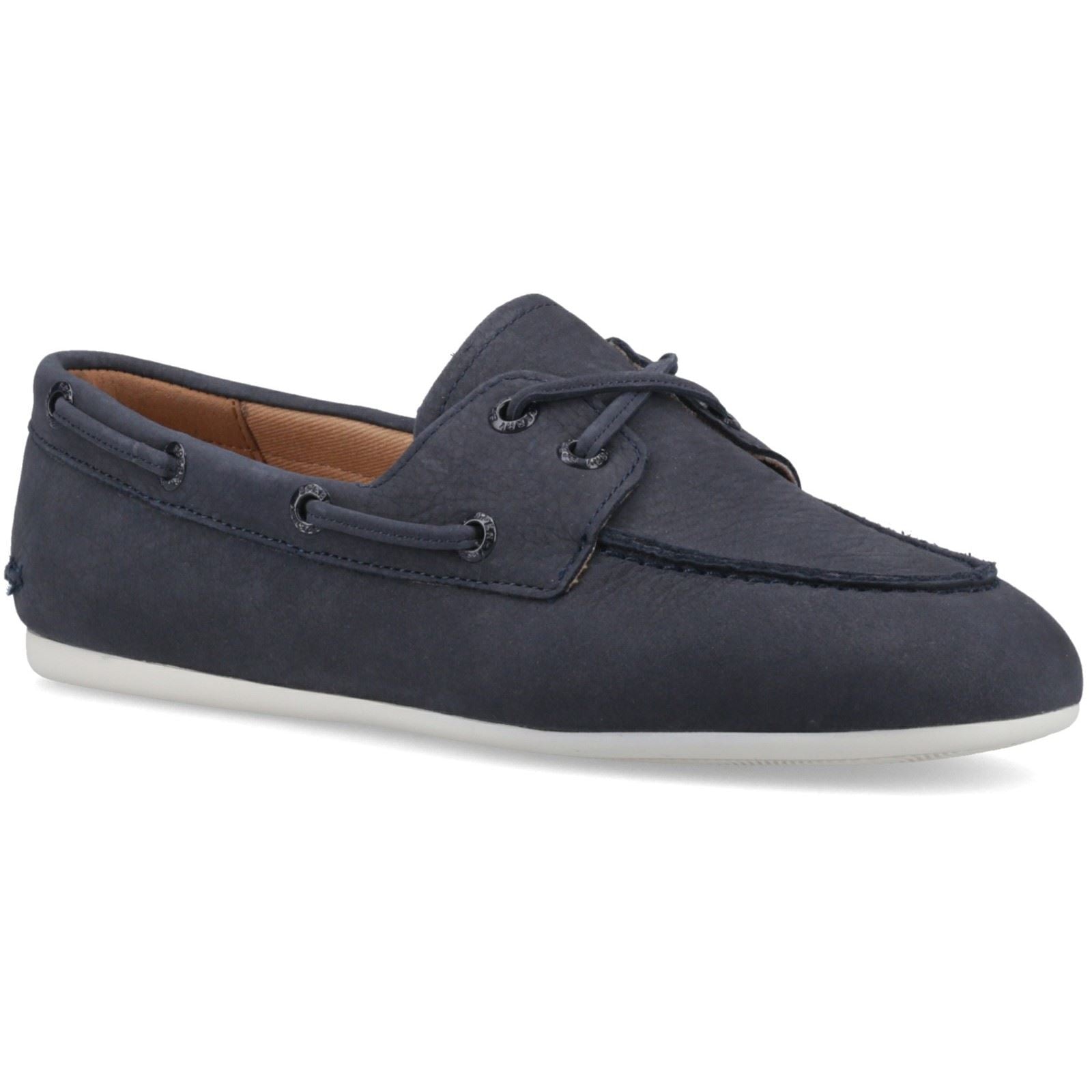 Sperry Slim Boat Shoe Leather Women's Navy Boat Shoes