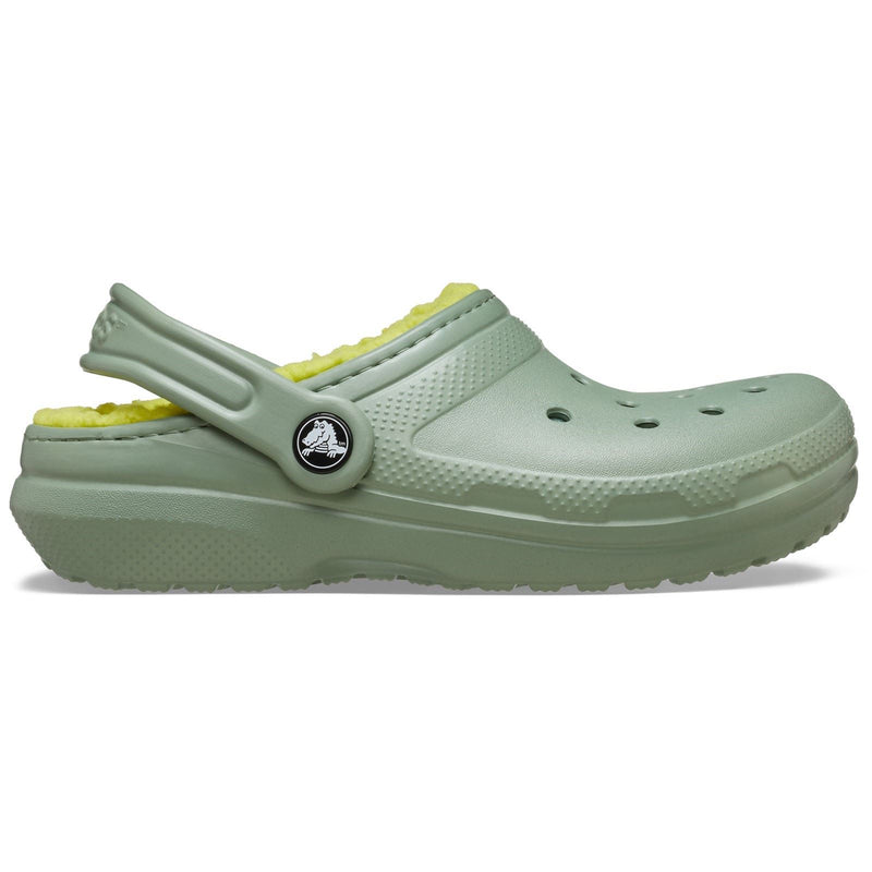 Crocs Classic Lined Thermoplastic Kid's Moss Clogs