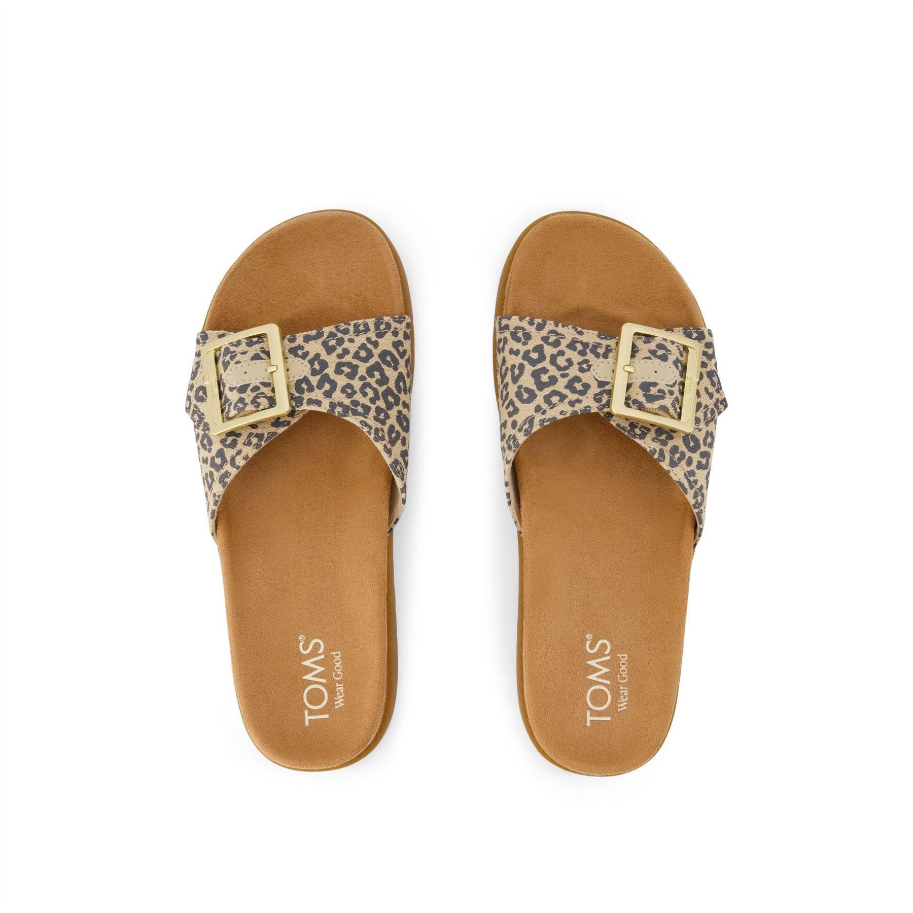 TOMS Marin Slide Women's Leopard Sandals