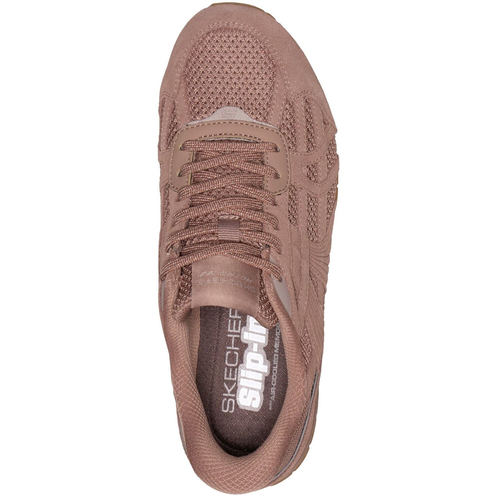 Skechers Retro Lite Oshare Leather Women's Brown Trainers