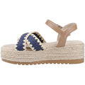 Hush Puppies Jemma Espadrille Synthetic Women's Navy Sandals