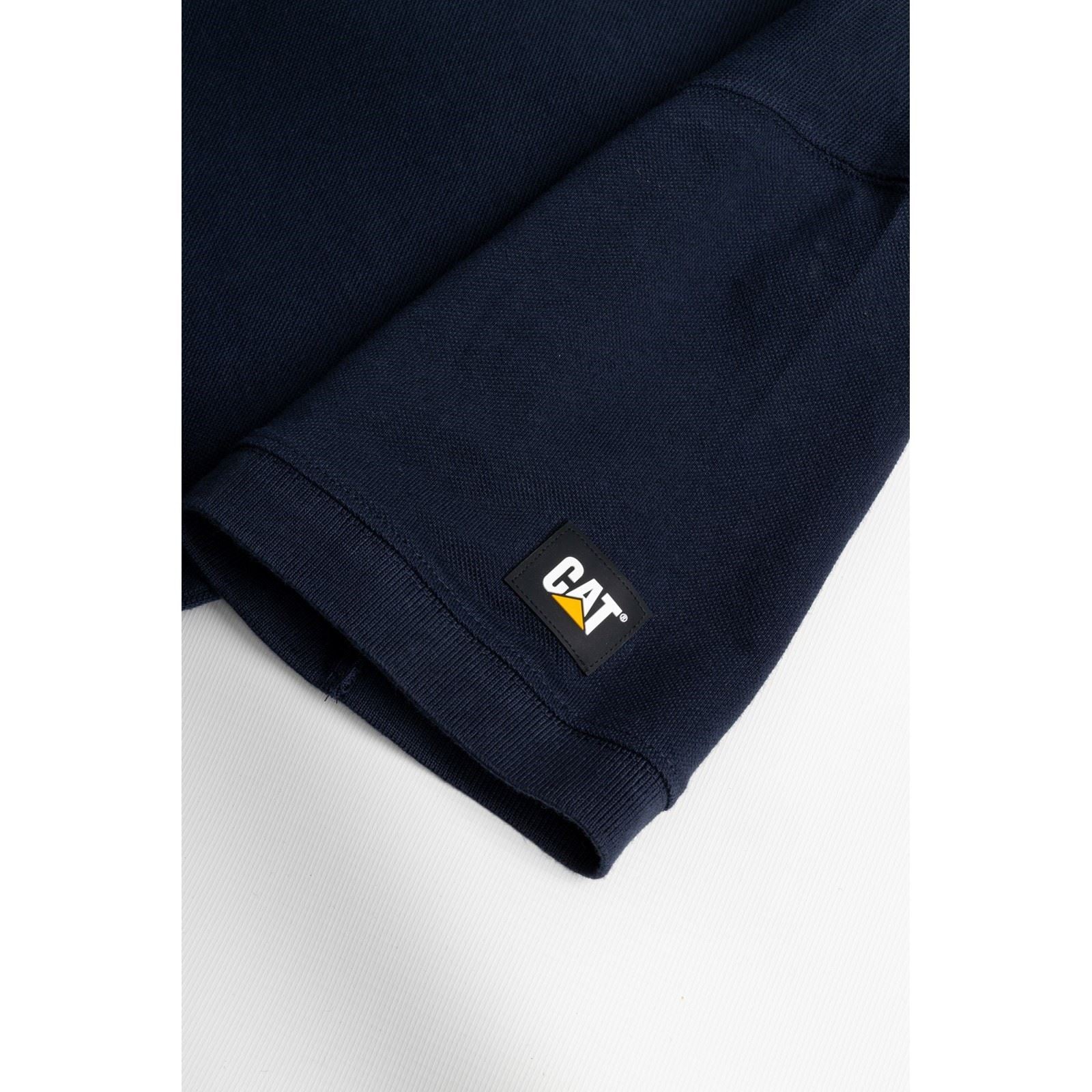 Caterpillar Essentials Cotton Men's Blue Polo Shirt