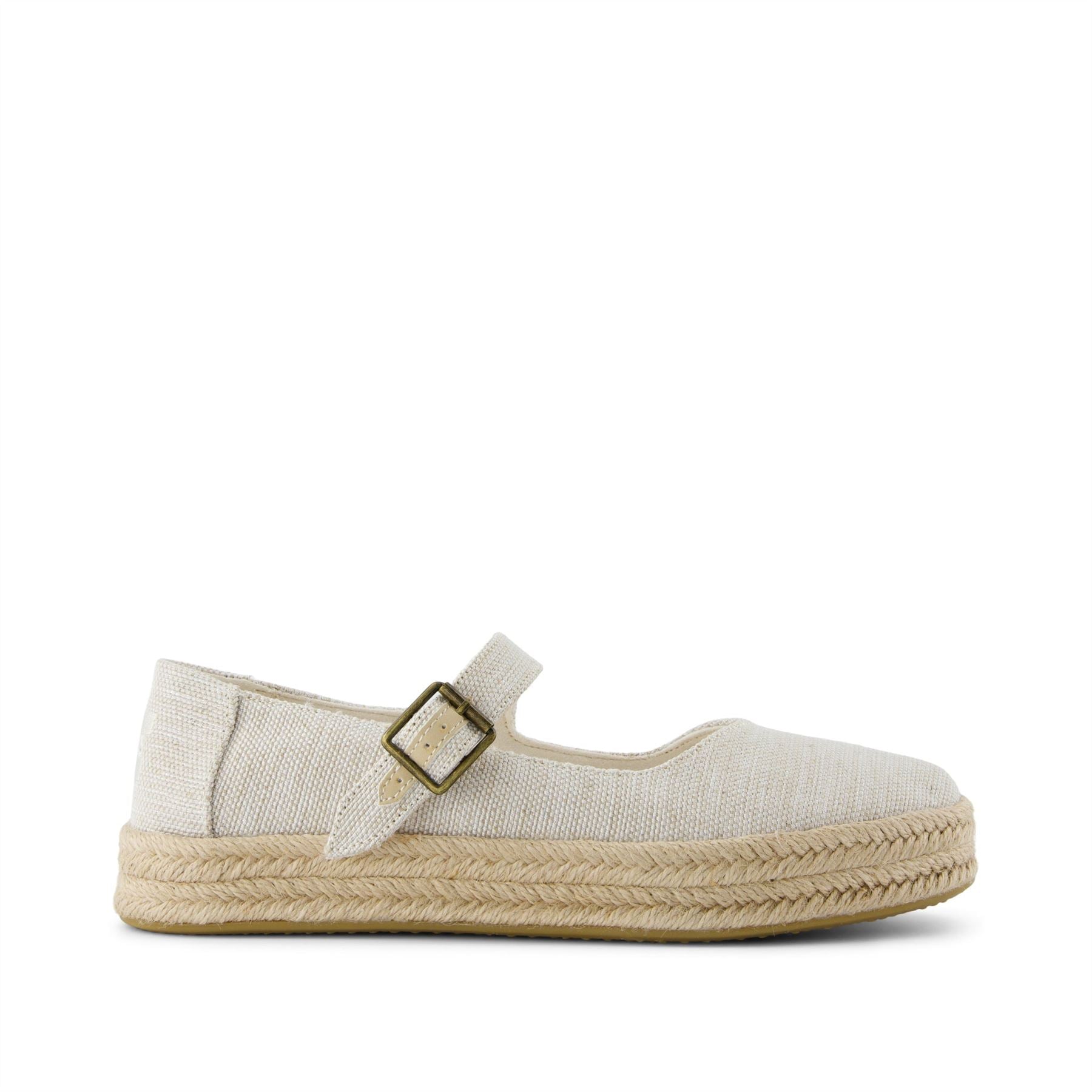 TOMS Carolina Mary Jane Textile Women's Natural Espadrilles