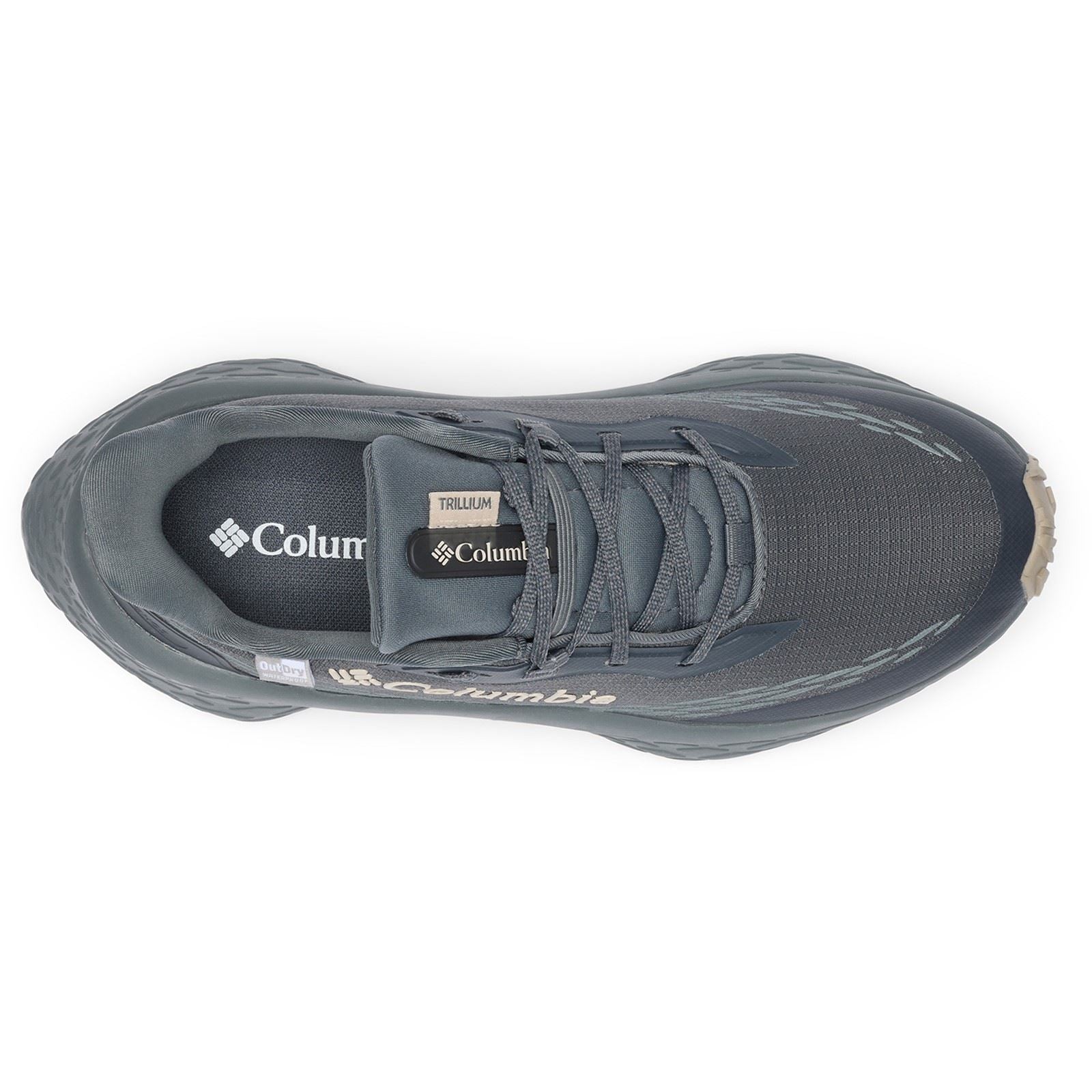 Columbia Konos Trillium Walking Polyester Women's Graphite/Soft Taupe Hiking Shoes