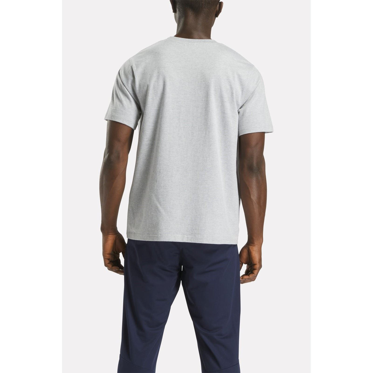 Reebok Cody Crew Neck Tee Cotton Men's Grey Short Sleeve T-Shirts
