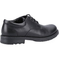 Hush Puppies Bruno Leather Youth Boy's Black Derby Shoes