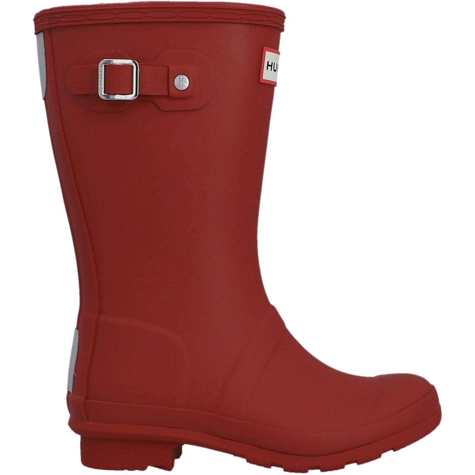 Hunter Junior Originals Boot Rubber Kid's Military Red Wellington Boots