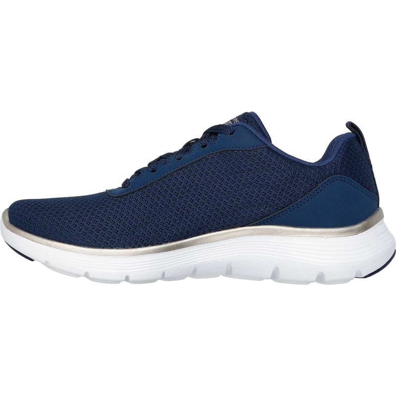 Skechers Flex Appeal 5.0 Uptake Textile Women's Navy/Gold Trainers