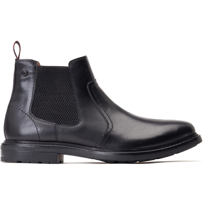 Base London Bloom Leather Men's Black Boots