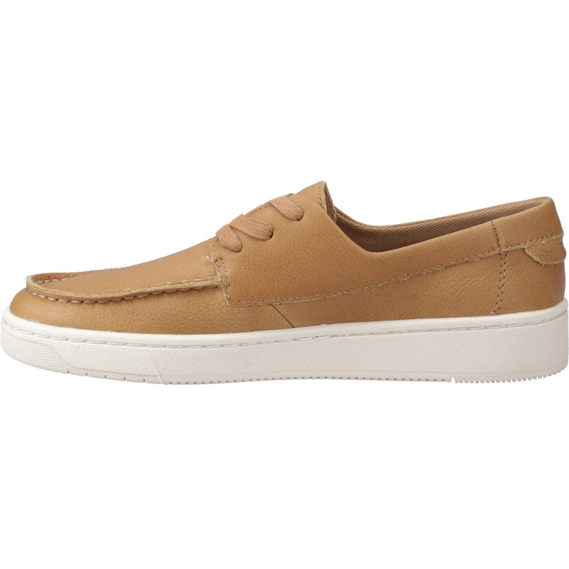 TOMS TRVL Lite London Leather Men's Tan Lace-Up Shoes