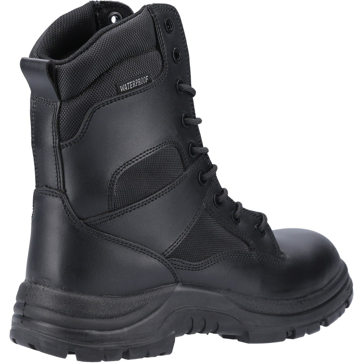 Amblers Safety Combat Leather Black