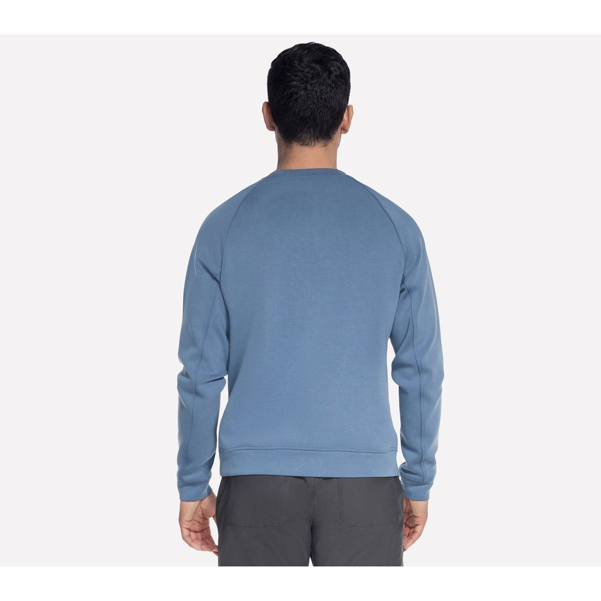 Skechers Cozy Luxe Elevate Crew Men's Blue Sweatshirt