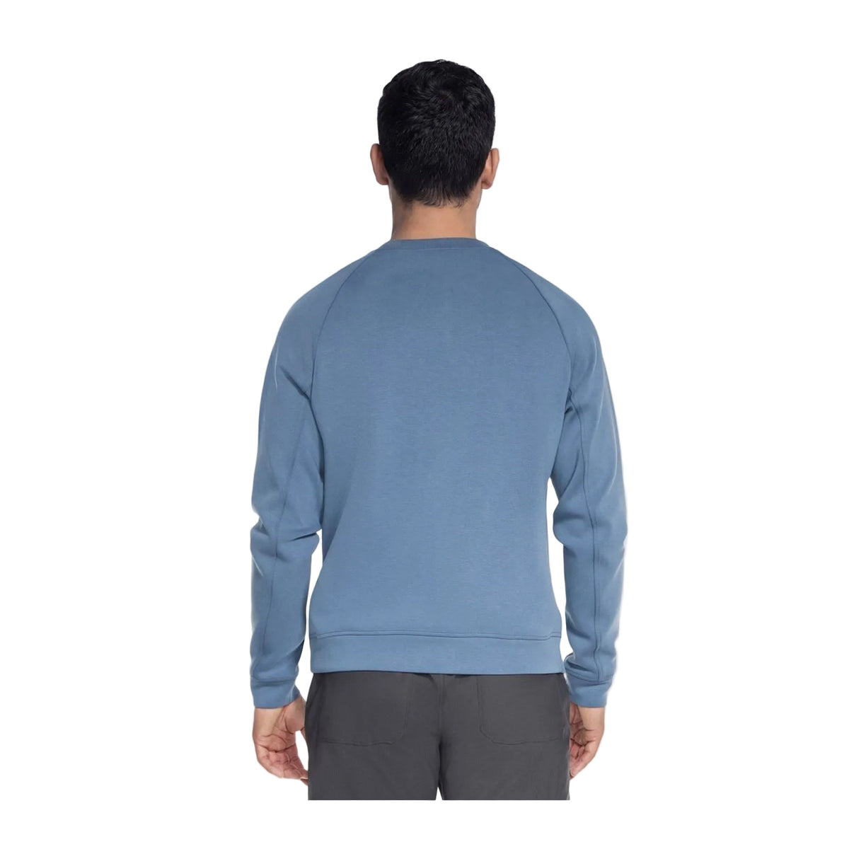 Skechers Cozy Luxe Elevate Crew Men's Blue Sweatshirt