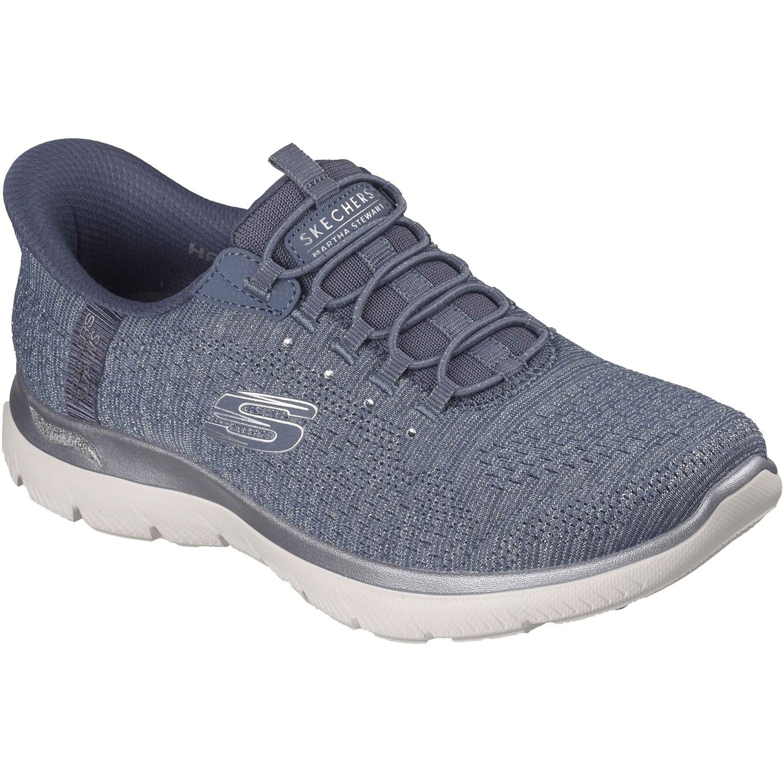 Skechers Arch Fit Summits - Soft Shimmer Textile Women's Slate Standard Trainers