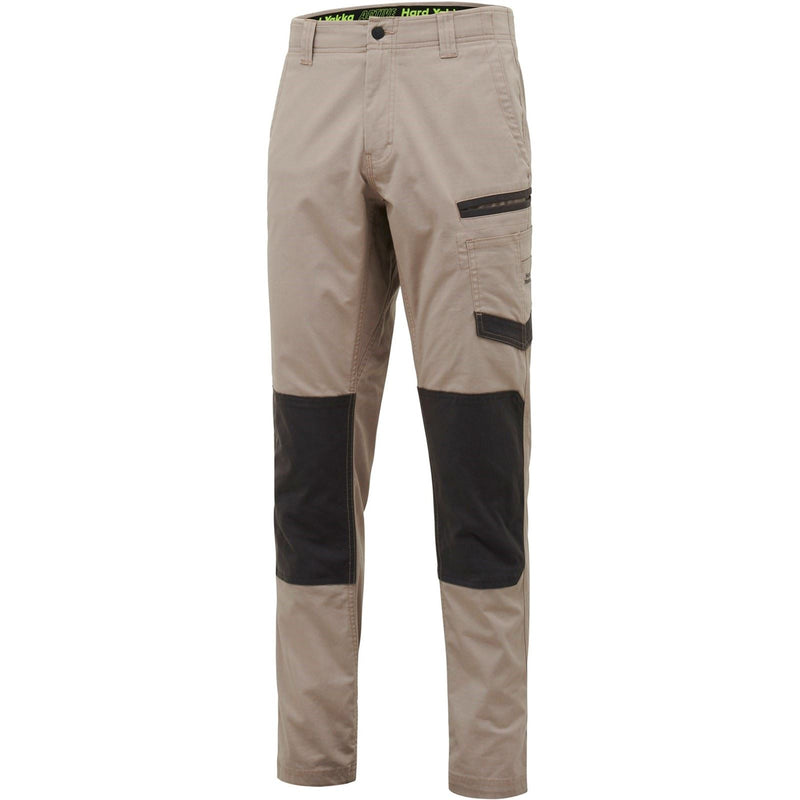 Hard Yakka Raptor Active Cotton Men's Tan Outdoor Trousers