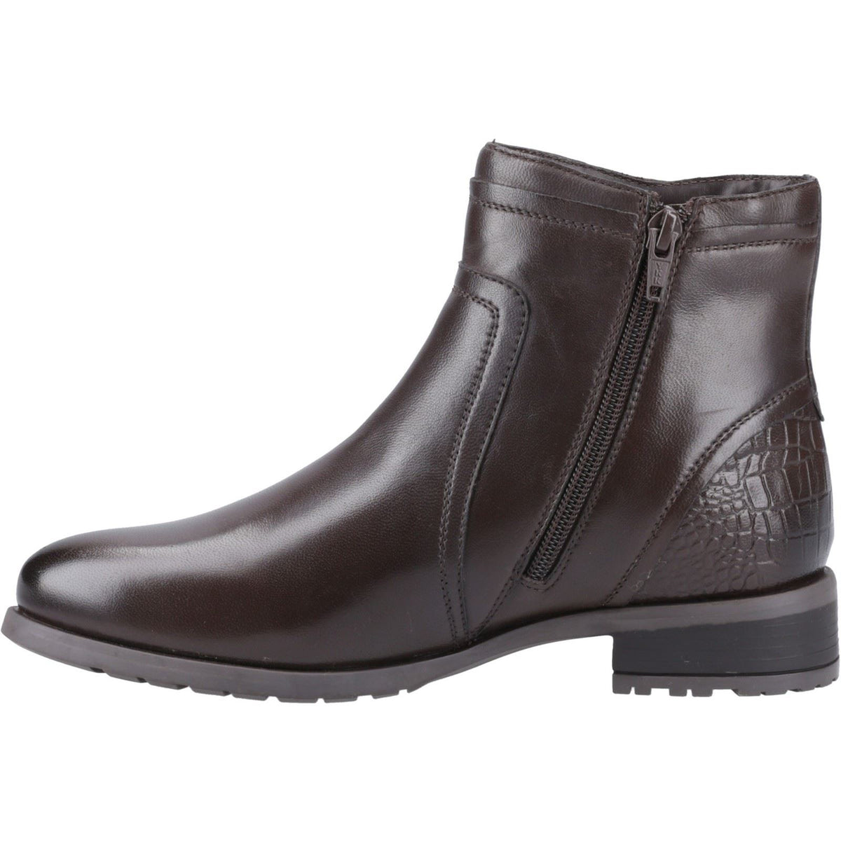 Hush Puppies Scarlett Leather Women's Brown Boots