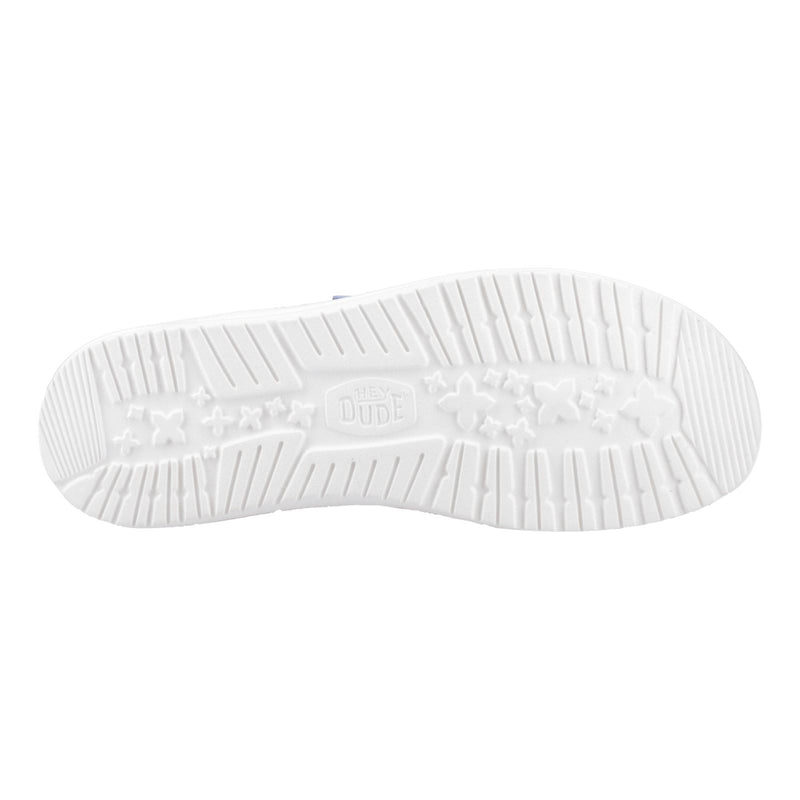 HEYDUDE Wally Jute Jute Men's Claret Red/Silver Birch Moccasins Shoes