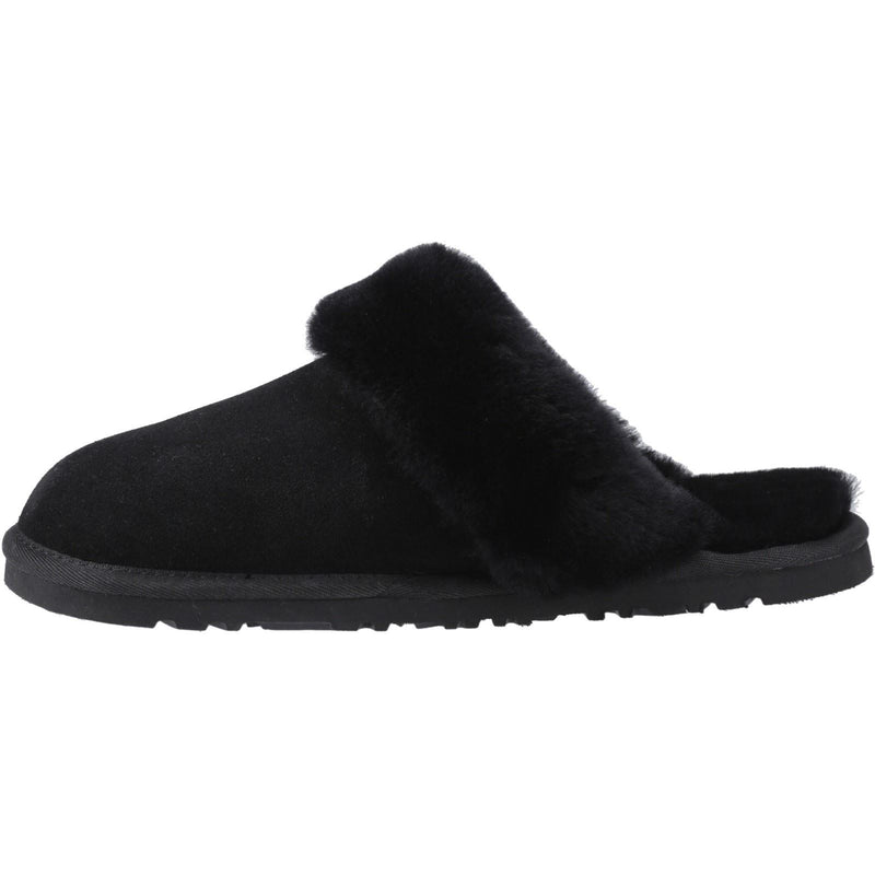 Hush Puppies Samantha Suede Women's Black Slippers