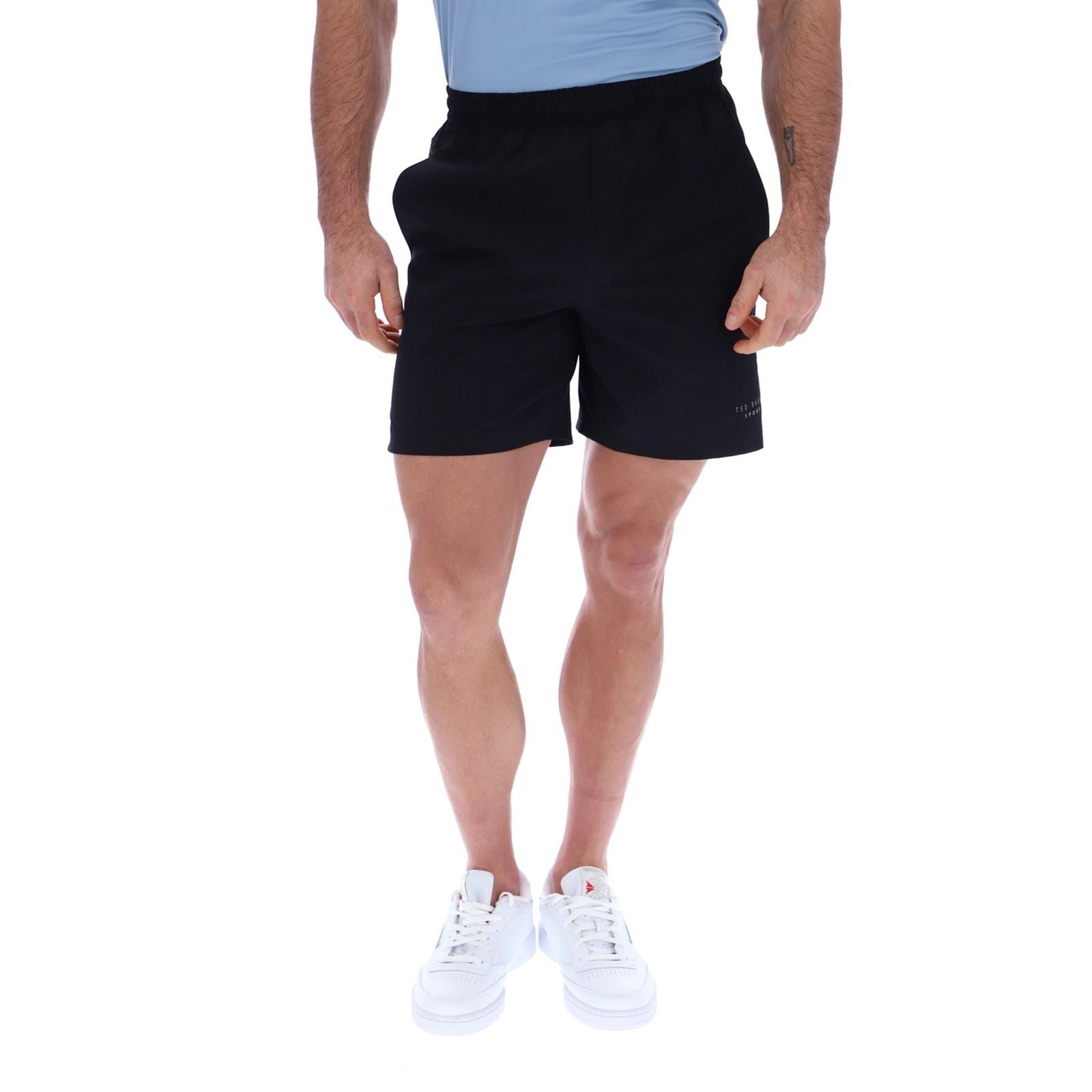 Ted Baker STANLEY TBMSS2636 Polyester Men's Black Activewear Shorts