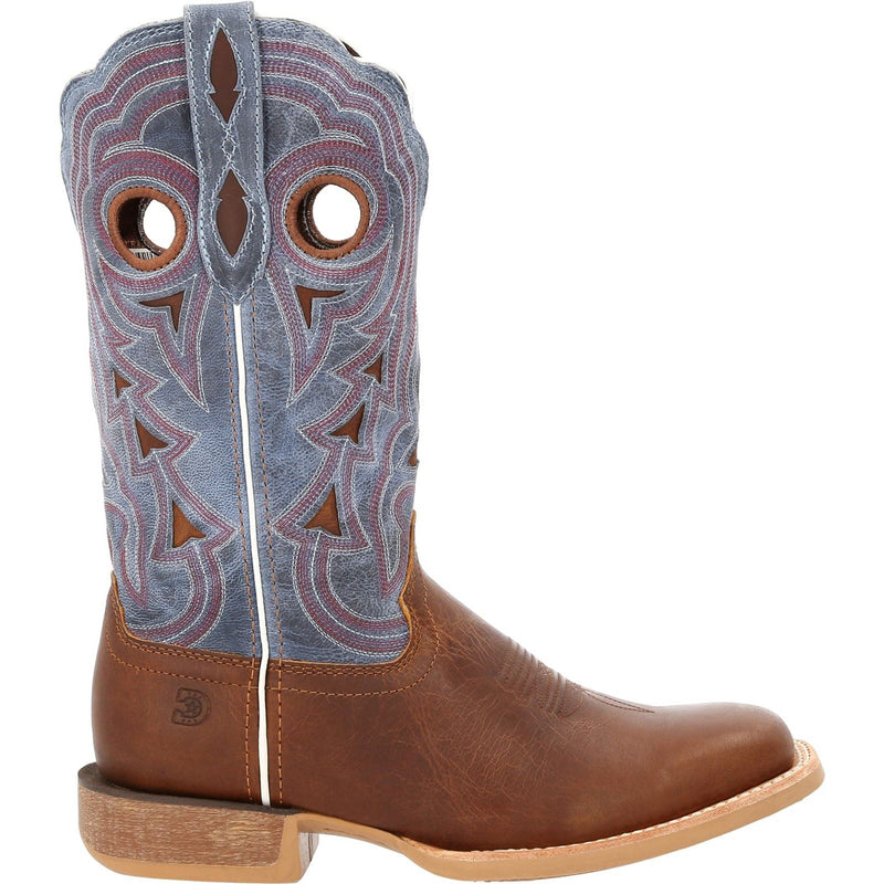 Durango Lady Rebel Pro Leather Women's Golden Brown/Periwinkle Boots