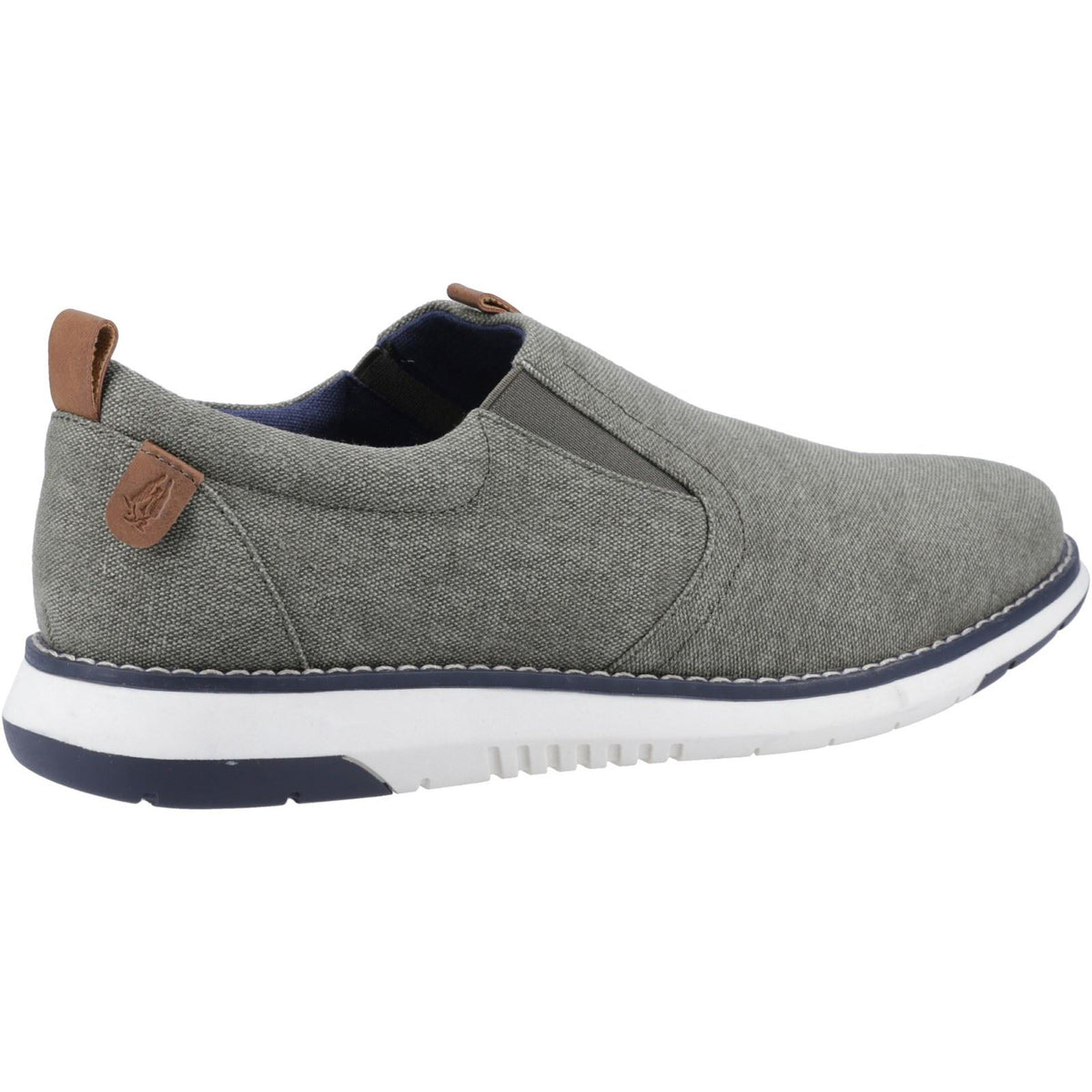 Hush Puppies Benny Canvas Men's Khaki Trainers