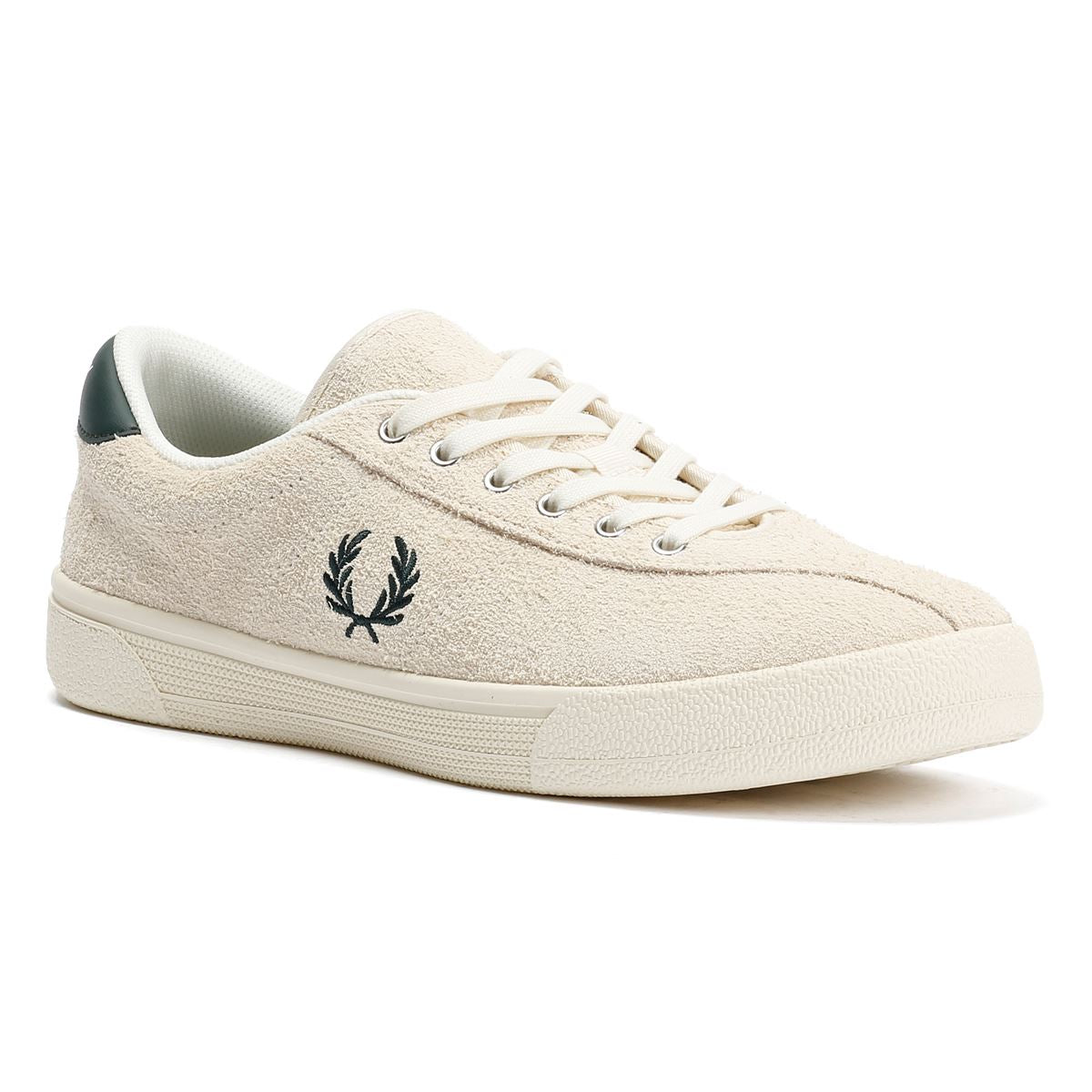 Fred Perry Tennis Shoe Suede Men's Ecru/Grassroot Trainers