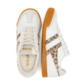 Gola Elan Leather Women's White/Leopard/Off White Trainers