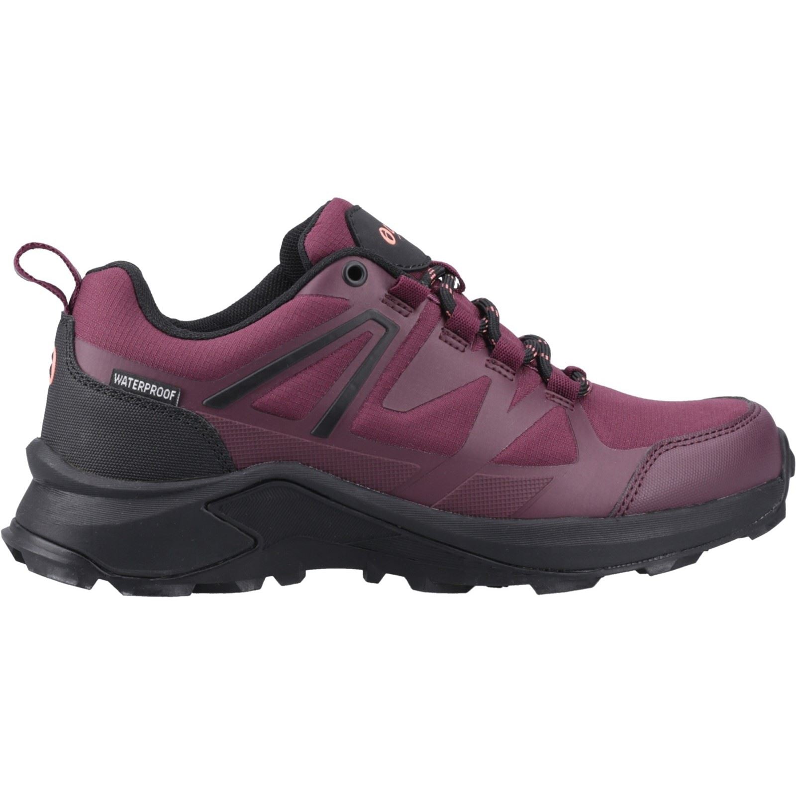 Cotswold Horton Low Textile Women's Burgundy Hiking Shoes
