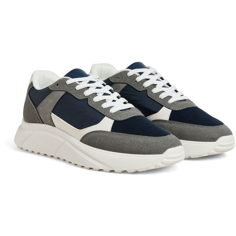 Jack & Jones Aspire Runner Synthetic Men's Castlerock/Navy Blazer Trainers