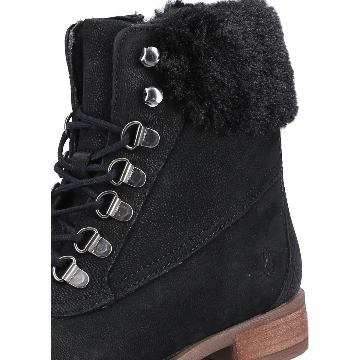 Hush Puppies Effie Faux Fur Women's Black Boots