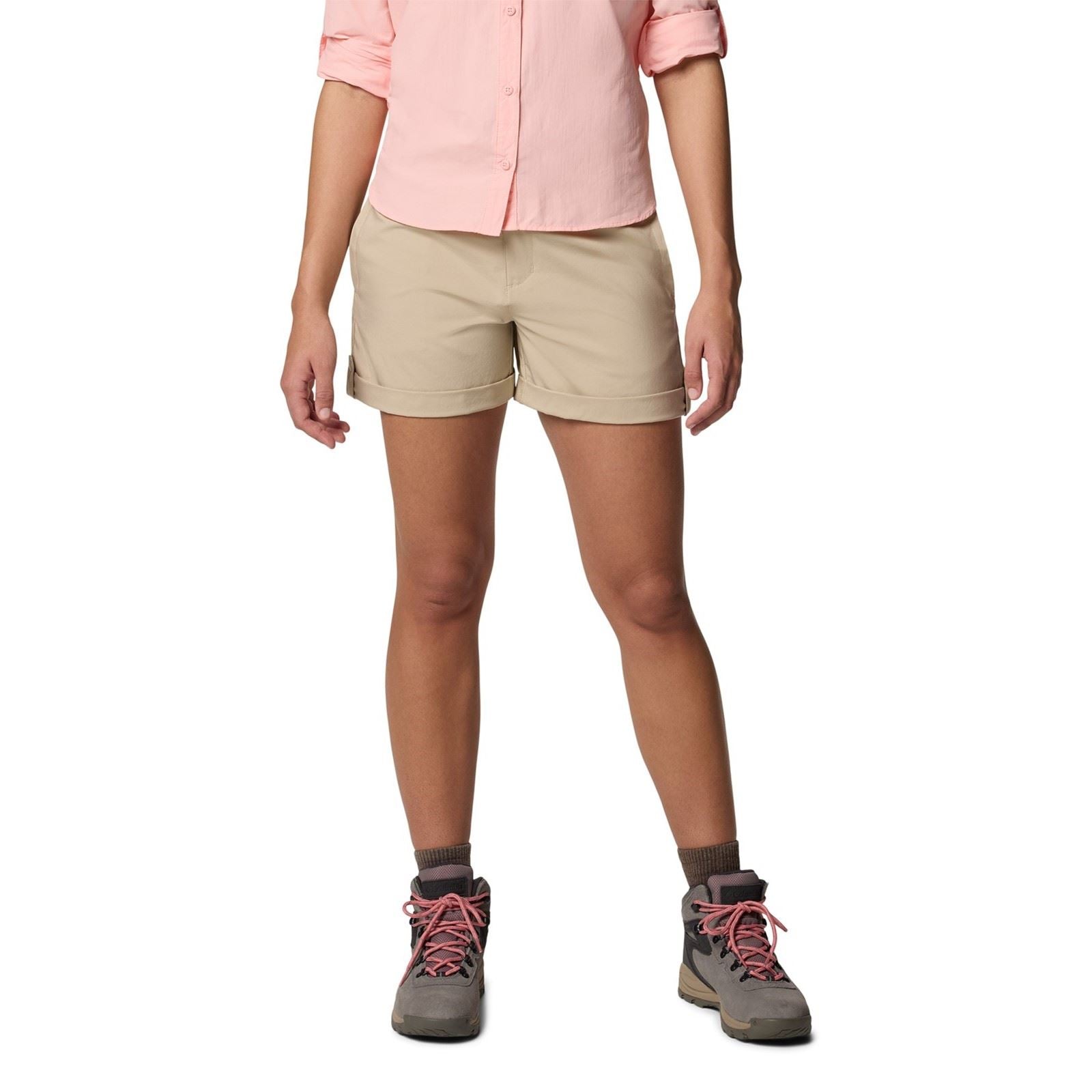 Columbia Silver Ridge Utility Short Polyester Women's Brown Hiking Shorts