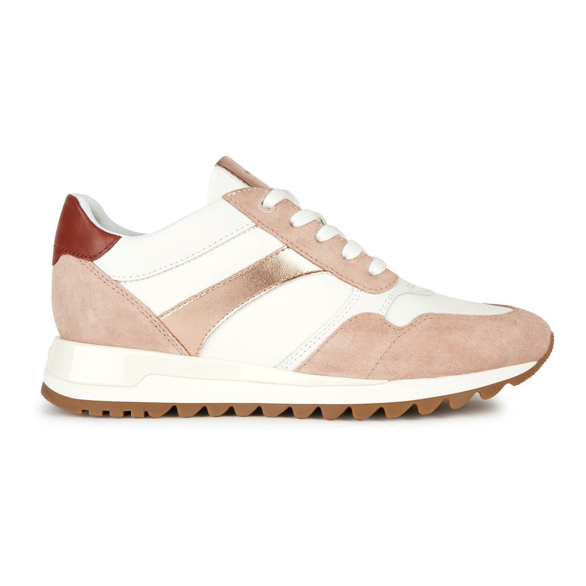 Geox D Tabelya Women's Nude/White Trainers