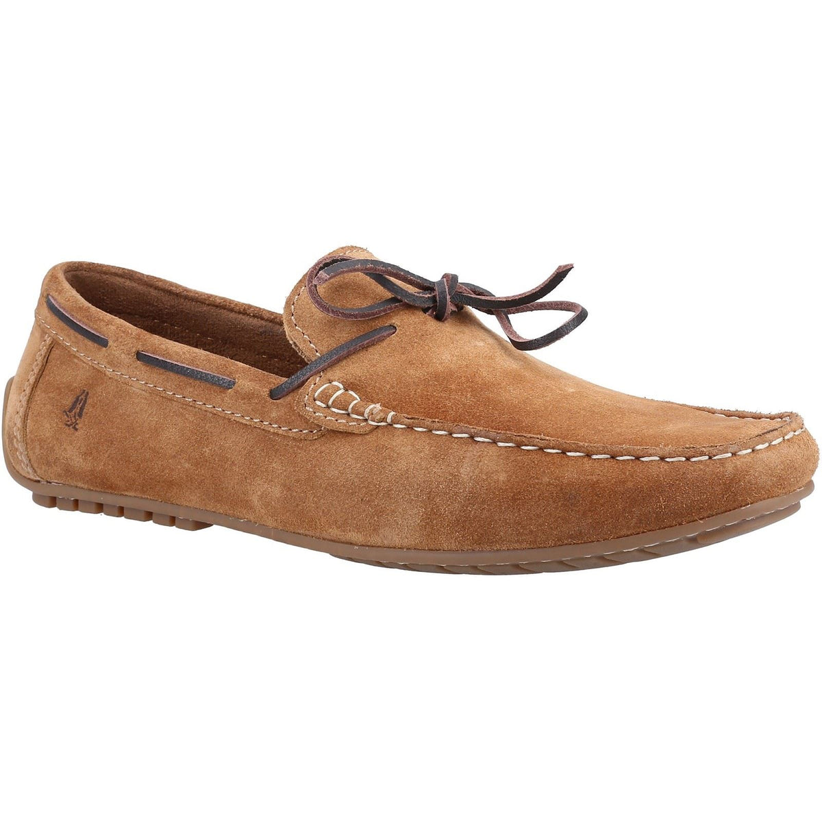 Hush Puppies Reuben Suede Men's Tan Boat Shoes