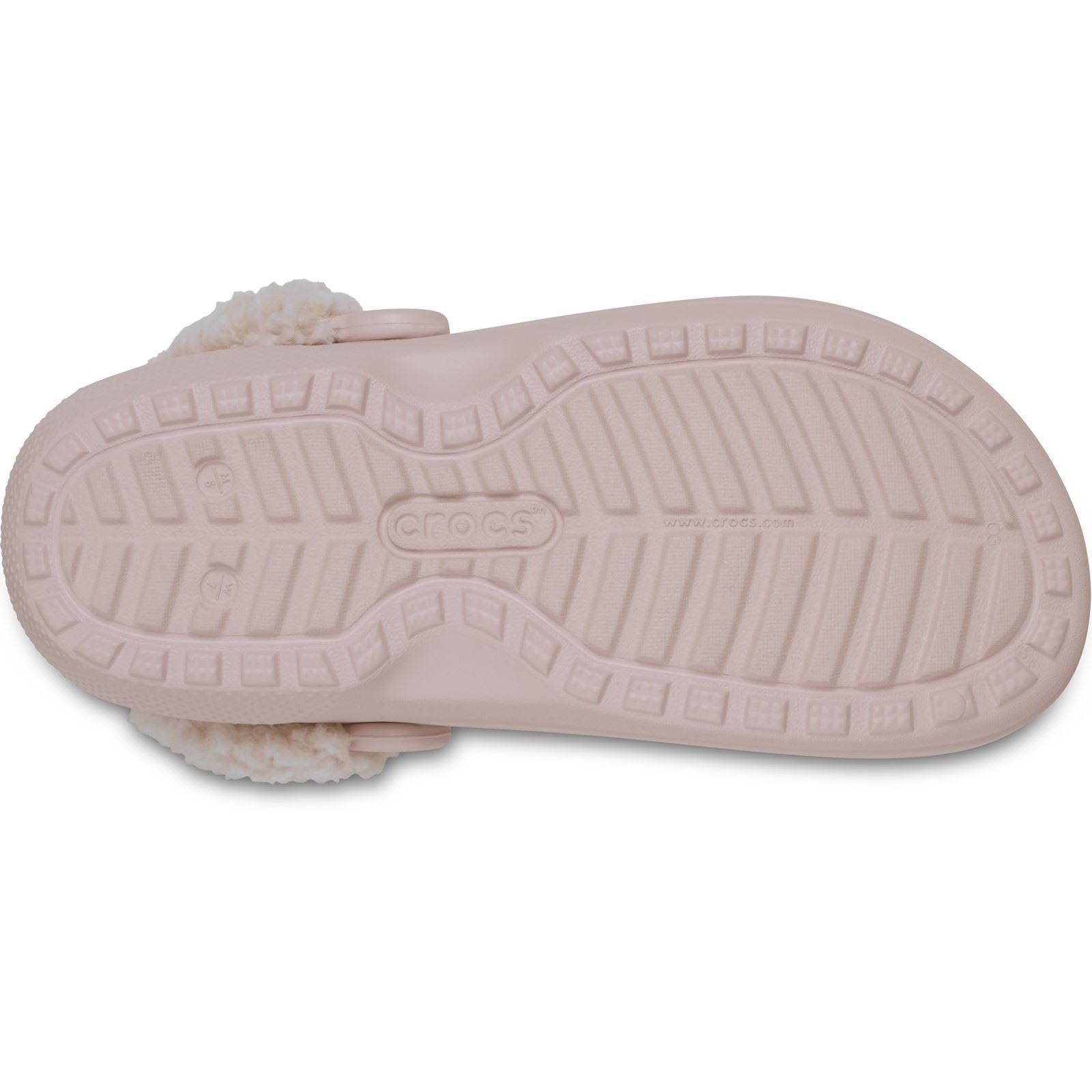 Crocs Classic Fleece Lined Polyester Blend Women's Quartz Clogs